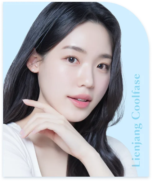 クールフェイスのモデル女性のポートレート