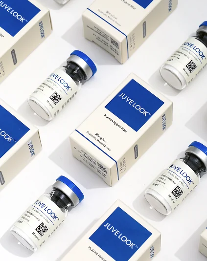 ジュベルックのバイアル瓶とパッケージが並んだイメージ